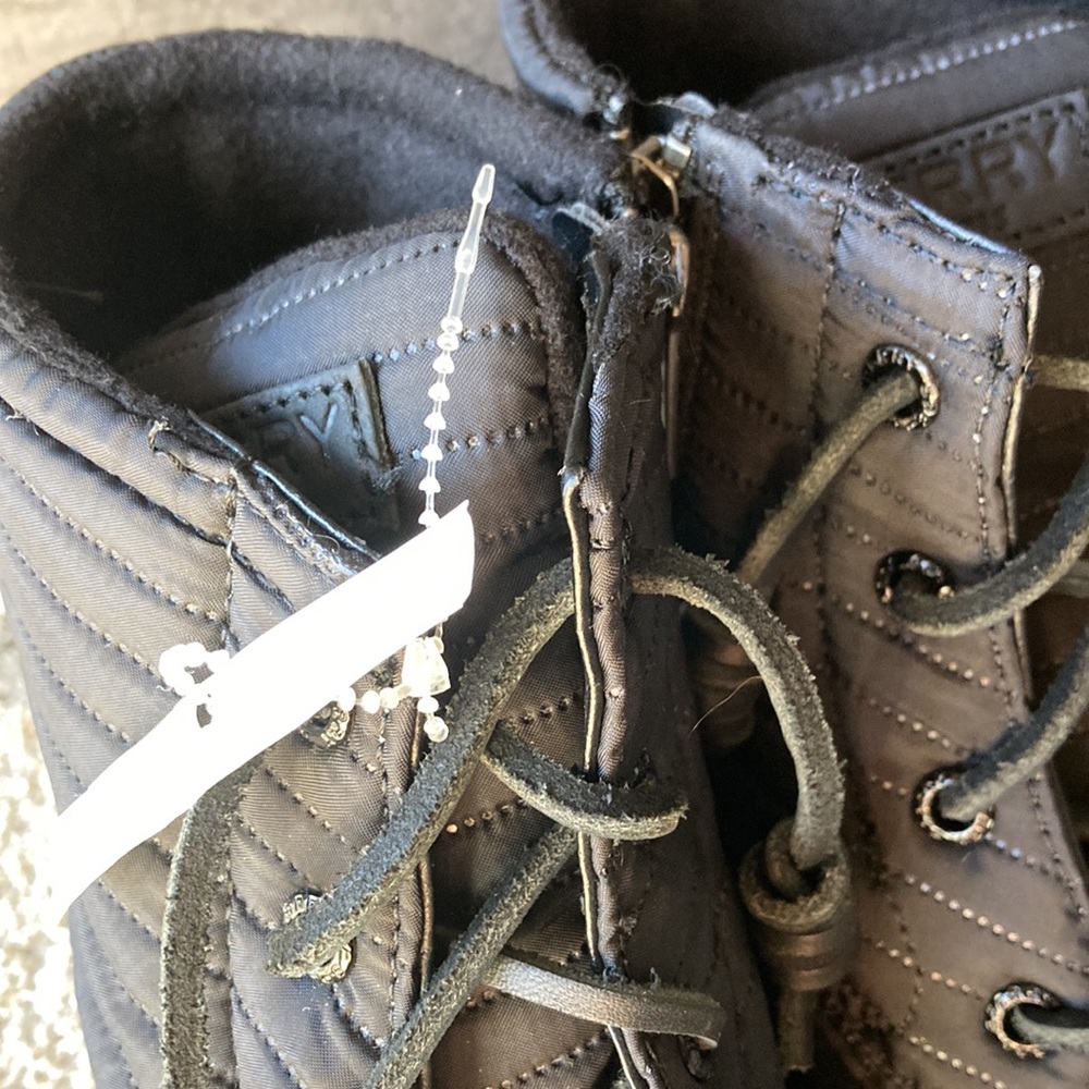 🆕🖤SPERRY BLACK WOMENS RAIN BOOTS - Picture 8 of 8